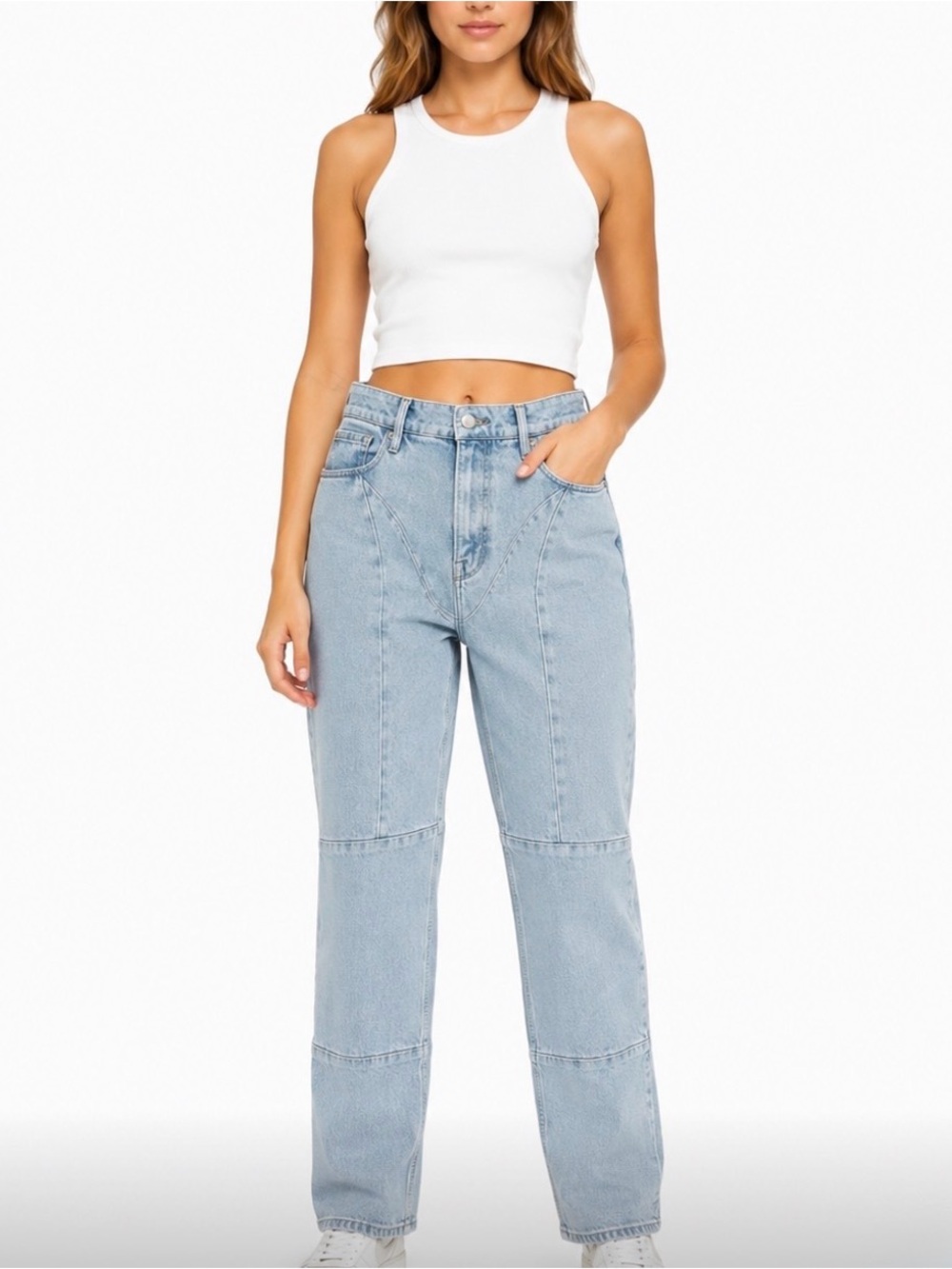 Good American Women's Good Icon Straight Jeans